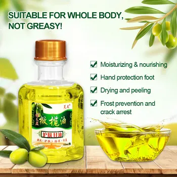 

Body And Face Natural Olive Glycerin 120ml Moisturizer Anti Frostbite Crack Prevention Skin Care Essential Oil