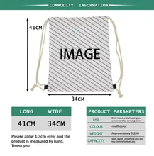 Customized Draw Strings Bag Backpack Package Any image is Available The only need is a picture I will do the design for you