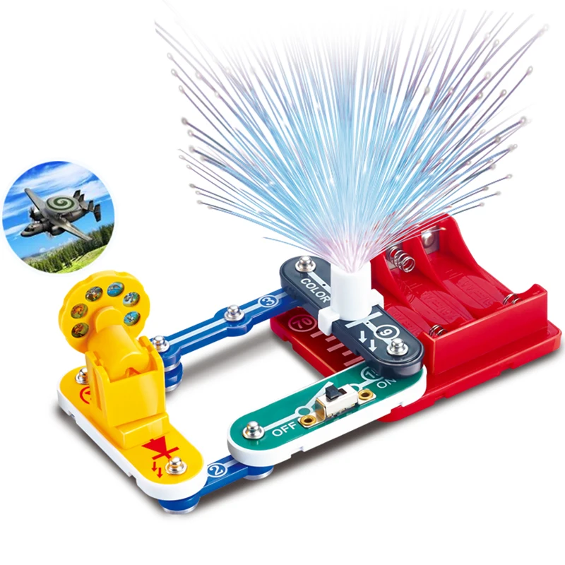 Integrated Circuit Electronic Blocks Science Education Toy Creative Physics Experiment Technology Learning Toys for Children3020