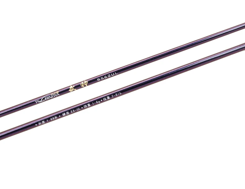 Tsurinoya 4' 6 UL Carbon Spinning Rod 1-6g Lure Weight, 2-6lb Line Weight Ultralight Fuji Fishing Rod Carbon Ul Spin Rod  (16)