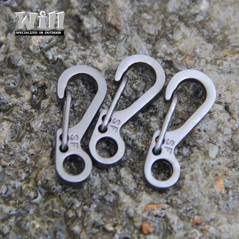 

EDC Alloy Carabiner Camp Snap Clip Hook Keychain Keyring Hiking Climbing Tool GS-0050