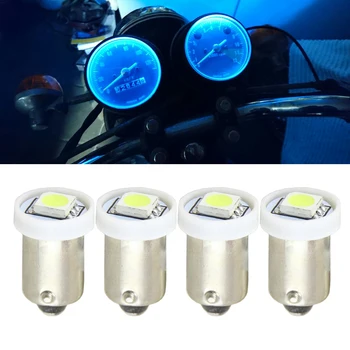 

4 x Super Bright 5050 Chipsets BA9 BA9S 53 57 1895 64111 LED Bulbs For Side Door Courtesy Lights Dome Map Lights T4W T11 led