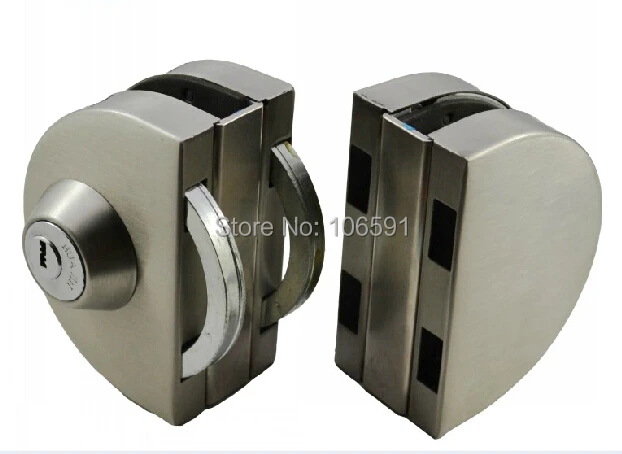 No Drilling Glass Door Double Door Glass Anti Theft Locks Anti