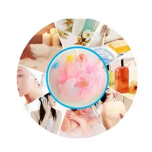 2 шт./компл. 13 см Большой размеры сплошной для ванны и душа для тела мыть скруббер сетки инструмент