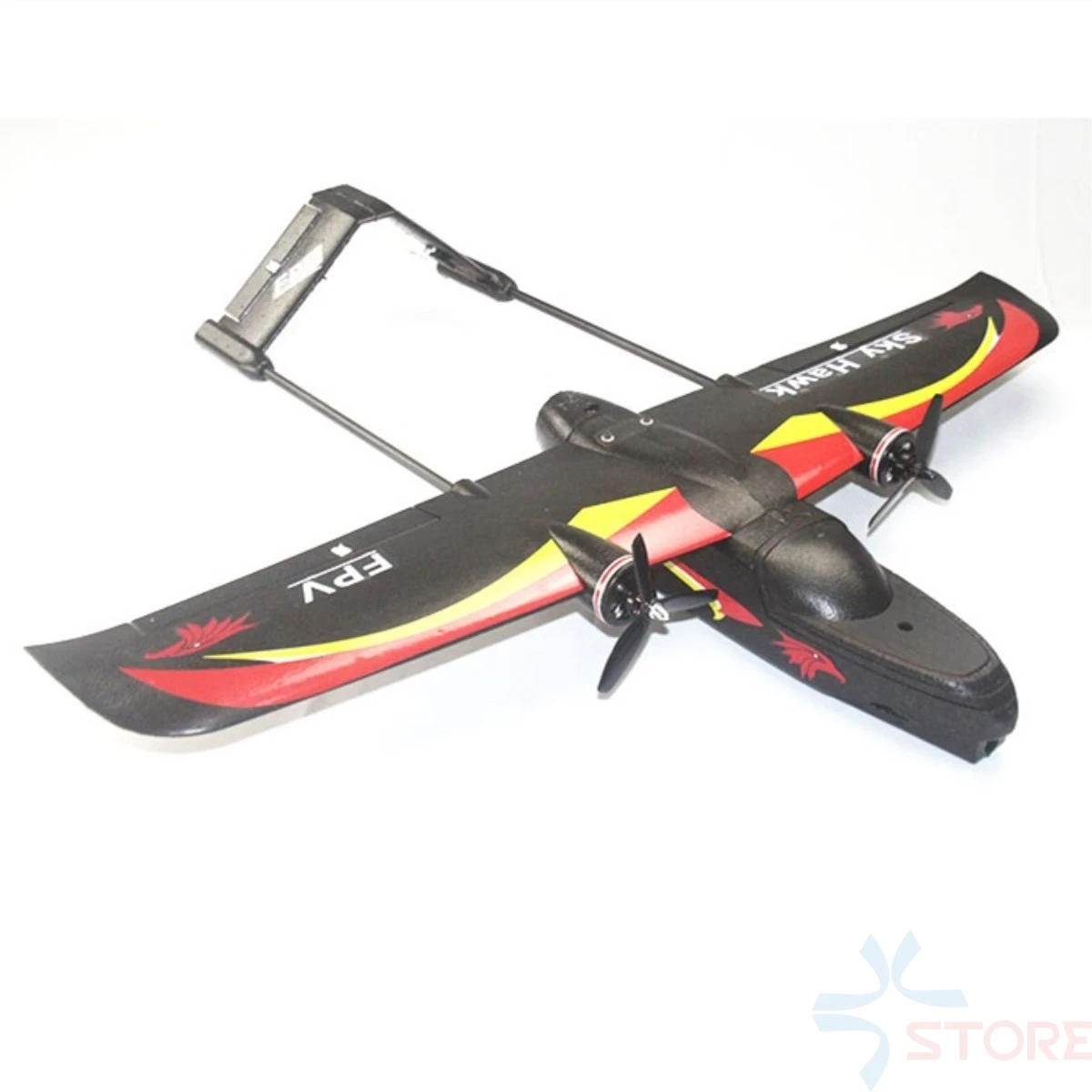 SKY HAWK V2 940 мм размах крыльев EPP двойное моторное устройство FPV RC самолет комплект/PNP черный электрический RC Глайдер