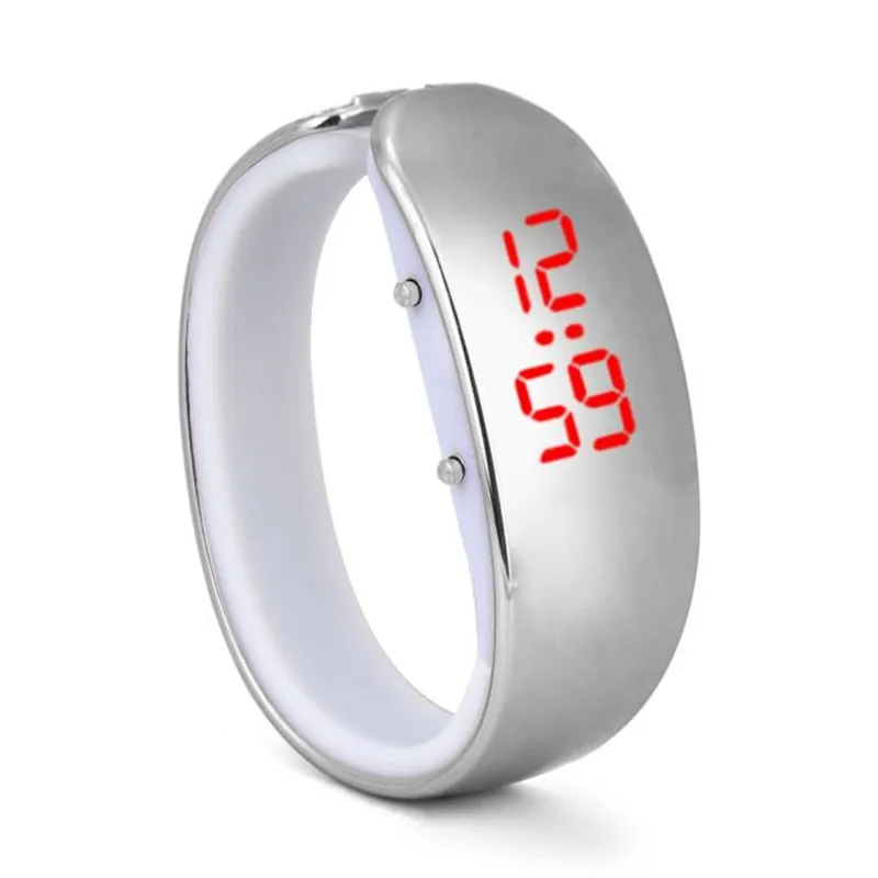 Бренд, часы для женщин, роскошный спортивный светодиодный водонепроницаемый браслет, цифровые наручные часы, модные электронные часы, браслет# B