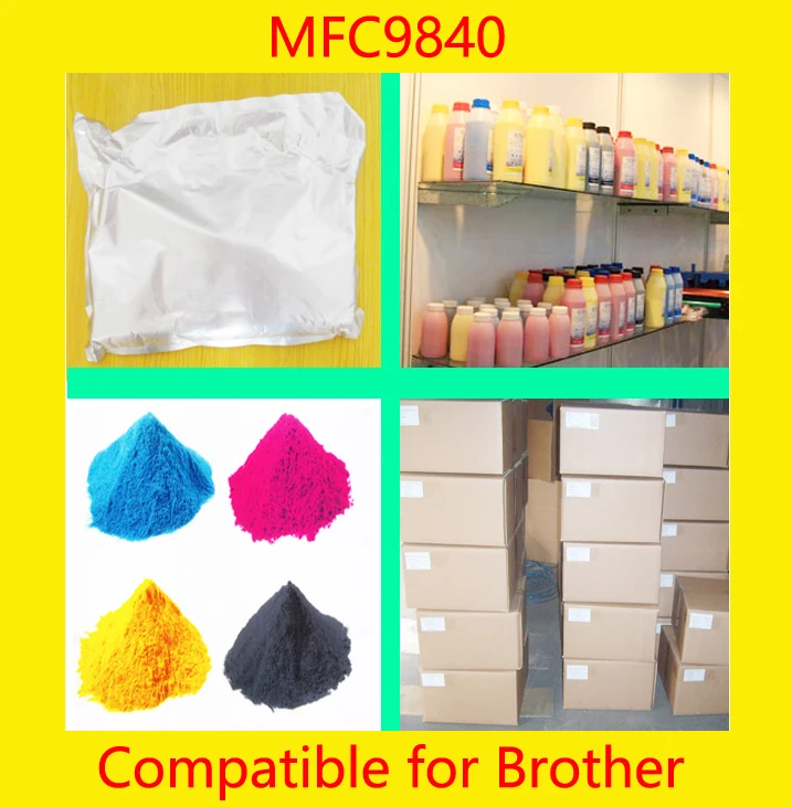 

Toner Factory Compatible Brother MFC9840 C9840 9840 Color Toner Powder Toner Cartridge Color Powder Refill Color Toner Powder
