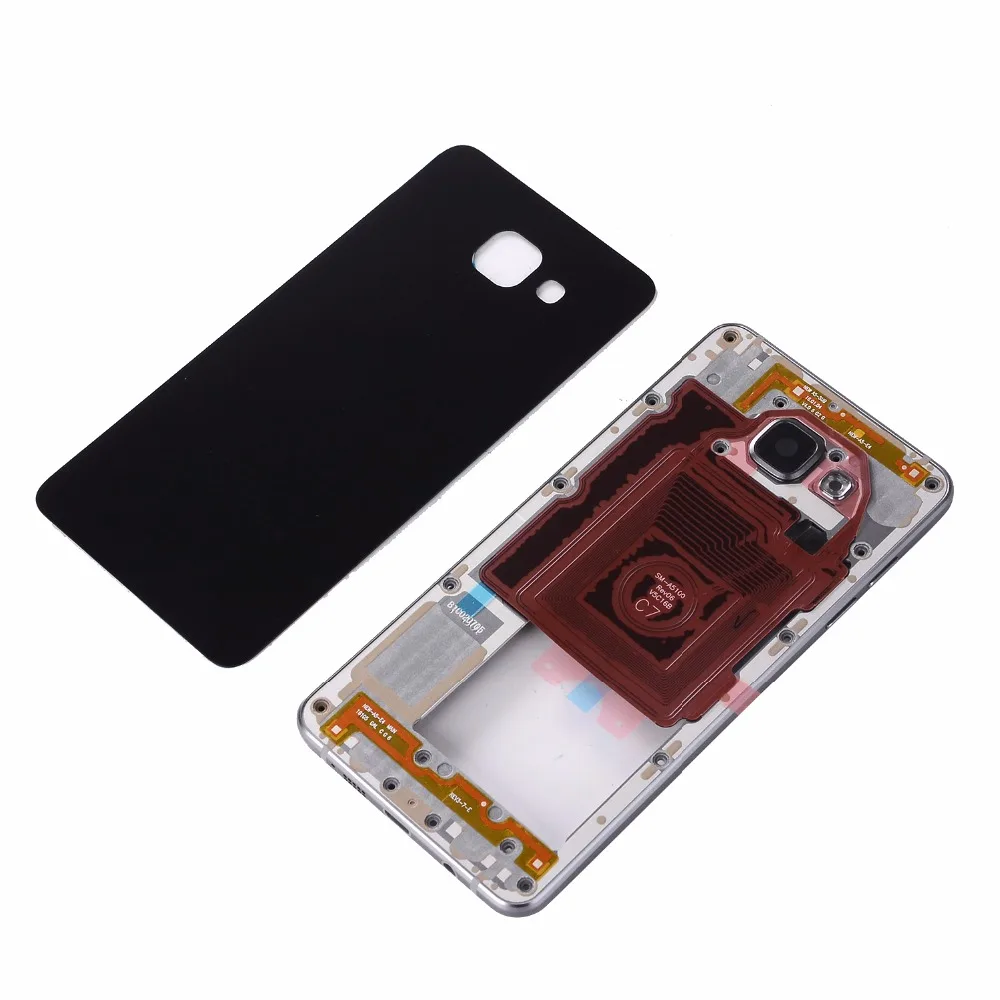 Для Samsung A5 2016 A510 A510F полностью корпус металлическая средняя рамка Задняя