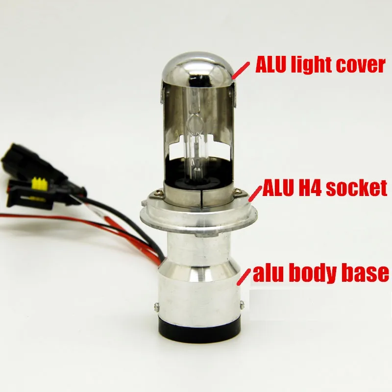 Высокое качество 55 Вт 12 В h4 биксеноновый светильник hid лампа H4-3 биксенон H4 Hi/lo Биксенон h4 комплект 55 Вт лампа