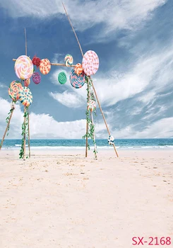 

LIFE MAGIC BOX Vinyl Wedding Photography Summer Pictures Wedding Backdrop Digital Backgrounds Water Background Beach Backdrops