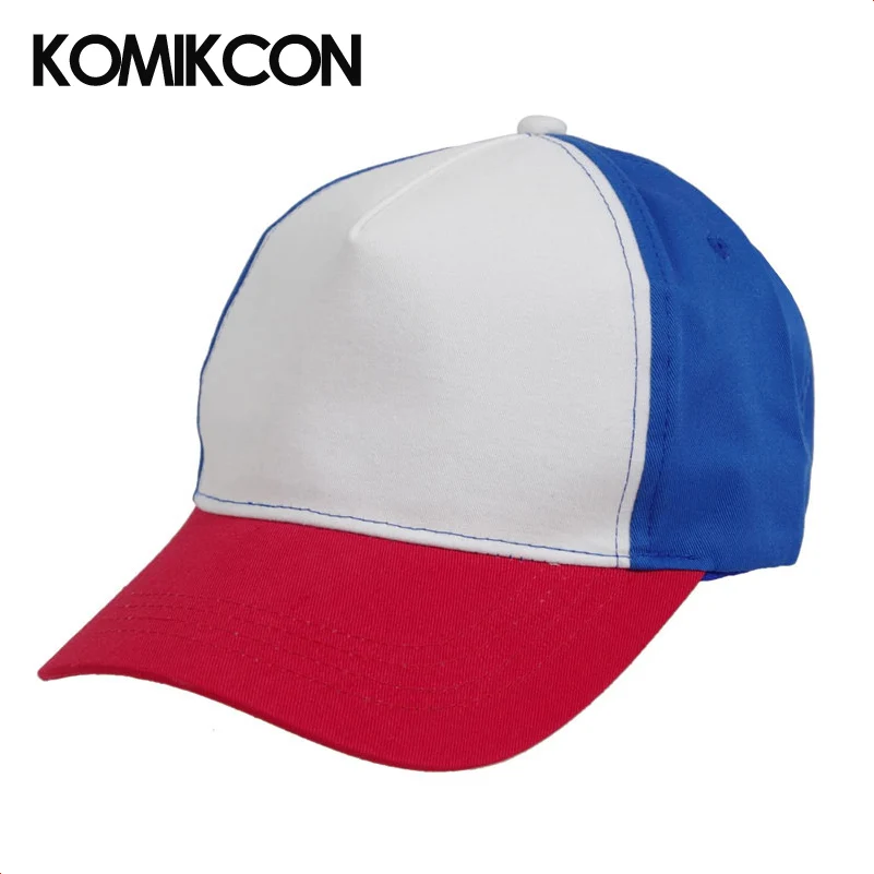 

Stranger Things Drama Cosplay Dustin Snapback Caps Baseball Mesh Trucker Cap Hat Adjustable Halloween Costume for Man Woman Kids