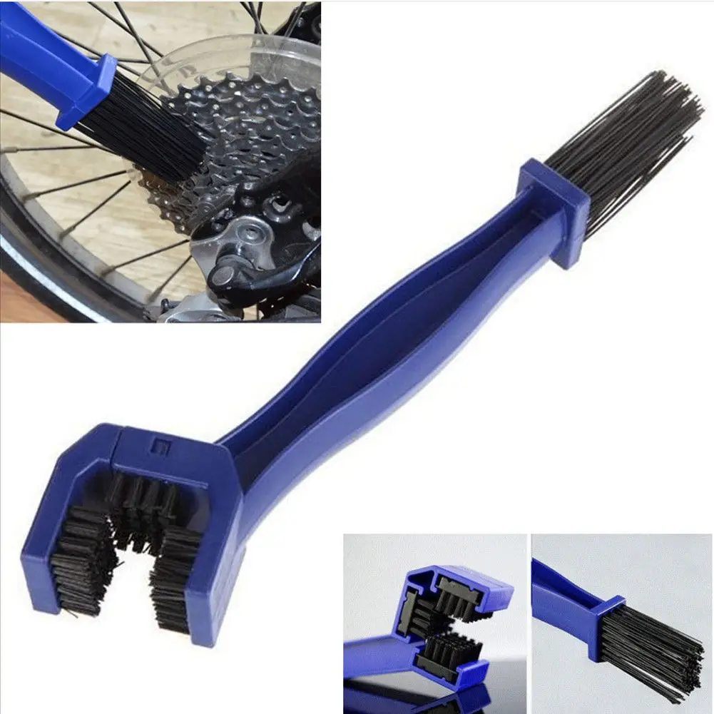 Cycling Motorcycle Bicycle Chain Crankset Brush Cleaner Cleaning Tool