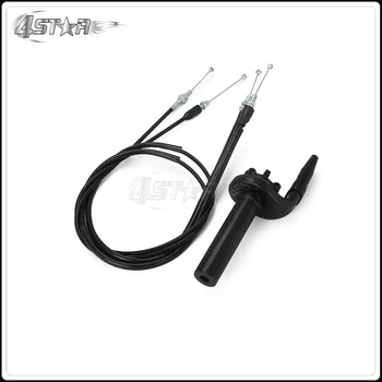 

Motorbike Black FCR Throttle Tube With Pull Push Cables For KTM SXF250 XCW250 2005-2018 SXF450 SXF520 2003-2018