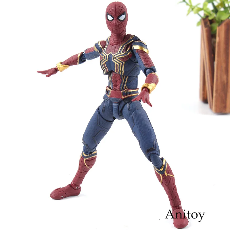 Figuarts SHF Marvel Avengers 3 Infinity War Iron Spider Action Figure ... - Figuarts SHF Marvel Avengers 3 Infinity War Iron SpiDer Action Figure PVC Figurine SpiDerman Collection MoDel