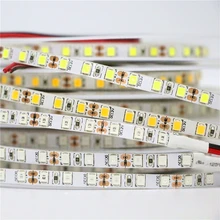 5 мм узкий Ширина DC12V светодиодный лента 2835SMD 120 светодиодный/м, 5 м Гибкие светодиодные полосы света, белый, теплый белый, голубой, зеленый, красный, черный, желтый, розовый IP20 не из водонепроницаемого материала