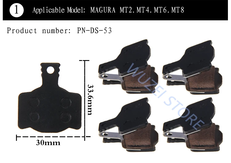 2 пары(4 шт.) Резиновые MTB велосипедные дисковые Тормозные колодки для TEKTRO ZOOM MAGURA BB5 BB7 SHIMANO AVID тормозные Аксессуары Тормозная прокладка