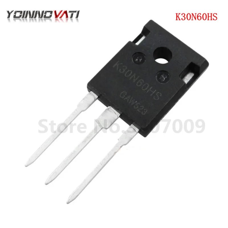 

10PCS K30N60HS K30N60 SKW30N60 SKW30N60HS IKW30N60HS TO-247 30N60 New original free shipping