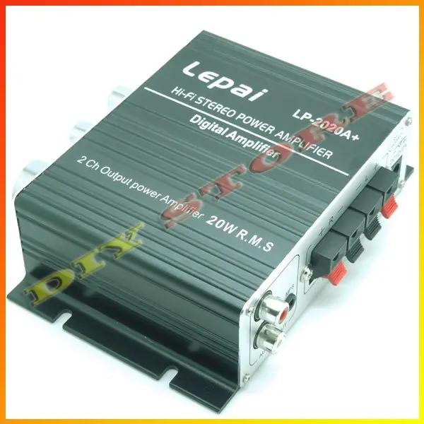 Wholesale 2pcs Brand Black Digital Mini Car HiFi TA2020