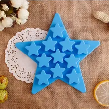 11 решеток, силиконовая форма в форме звезды, форма для льда, поднос для Фруктового мороженого, для вина, кухни, бара, аксессуары для питья
