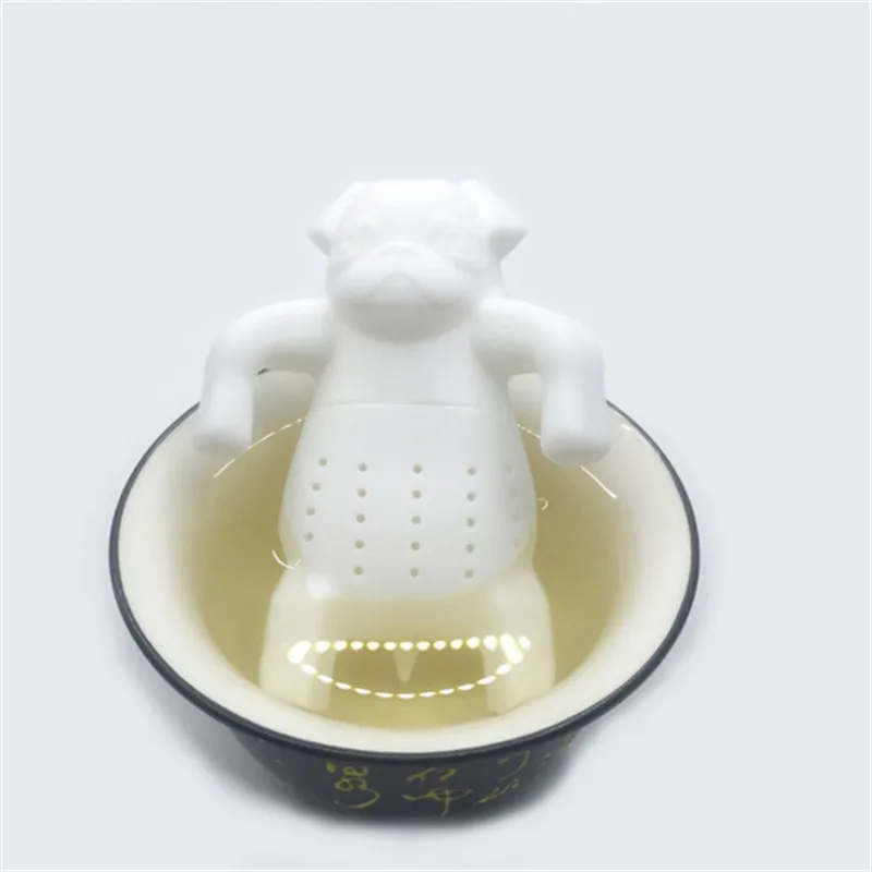 

Creative Mug Silicone Tea Infuser Dog Tea Filter Diffuser Portable Reusable Tea Strainer Spice Loose Tea Leaf Herbal Tool Teapot