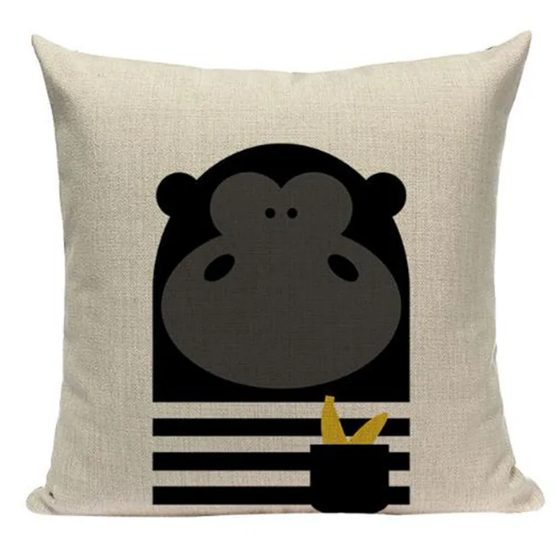 صور الكرتون لطيف غطاء الوسادة الكتان القطن مزيج المنزل كنبة مكتب الحيوانات Kawaii مربع كيس وسادة الزخرفية المخدة صور الكرتون لطيف غطاء الوسادة الكتان القطن مزيج المنزل كنبة مكتب الحيوانات Kawaii مربع كيس وسادة الزخرفية المخدة