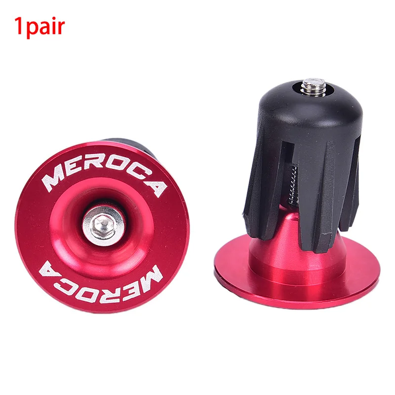 2Pcs Bike Bar End Plugs Aluminum Road Bicycle Grip Anti-slip Firm Handlebar.C Fs