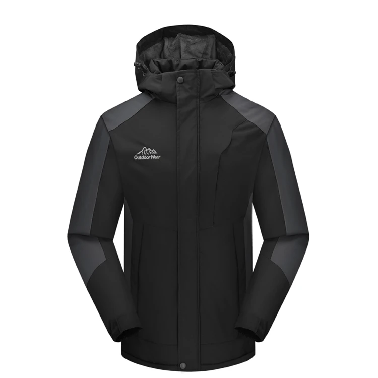 Горные мужские зимние толстые походные флисовые куртки для спорта на открытом воздухе, ветровка для скалолазания, кемпинга, треккинга, тепловое Мужское пальто VA560