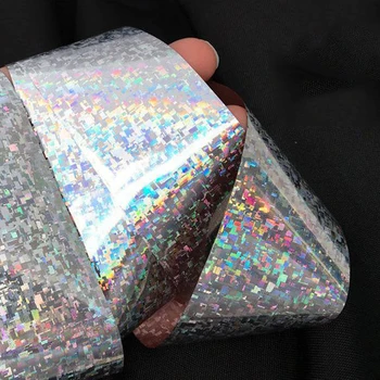 

1 Sheet 4*120cm Shimmer Starry Sky Nail Foil Holographic Silver Nail Glitter Transfer Sticker Manicure Nail Art Decoration DNZ02