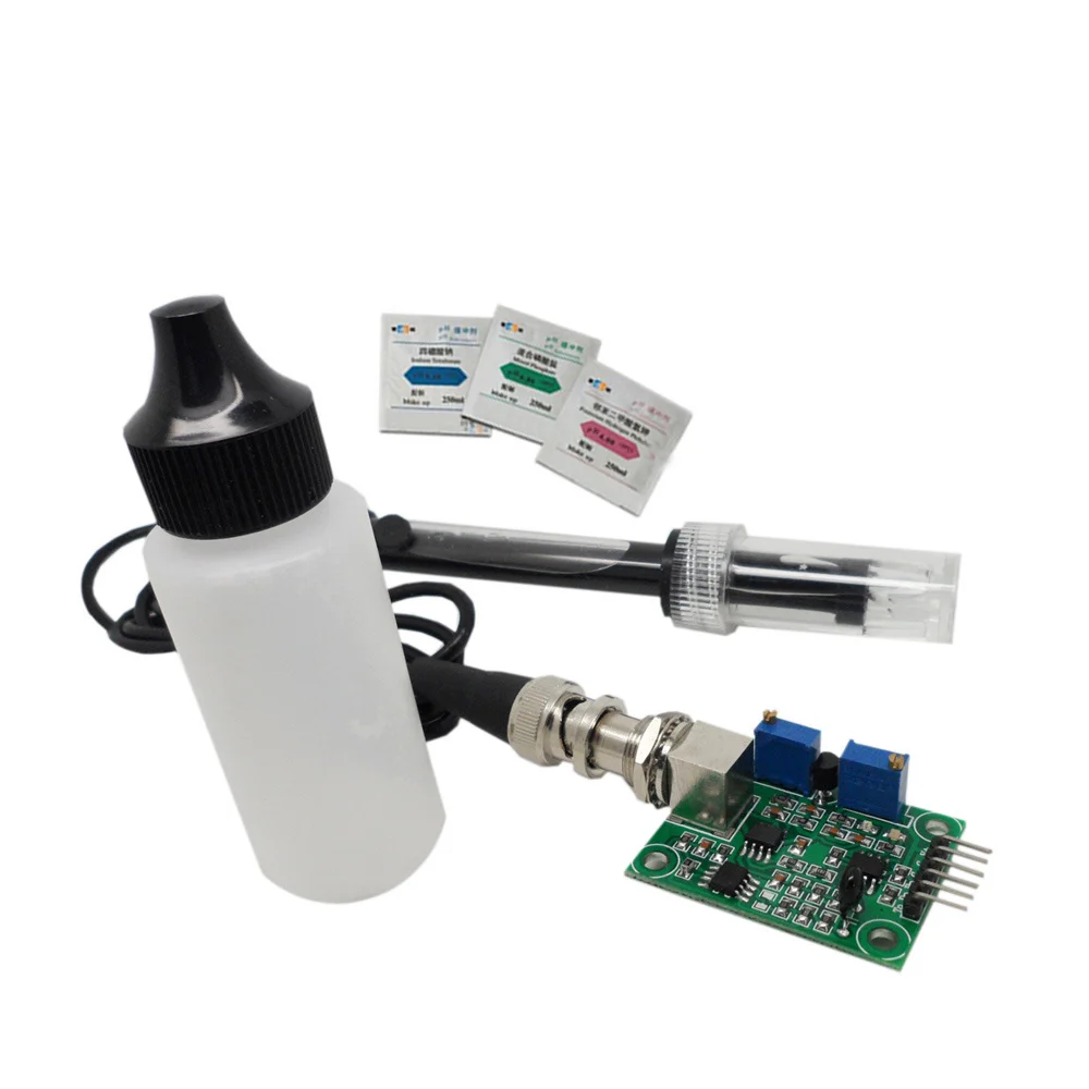 PH value detection acquisition sensor module liquid PH test suite3_