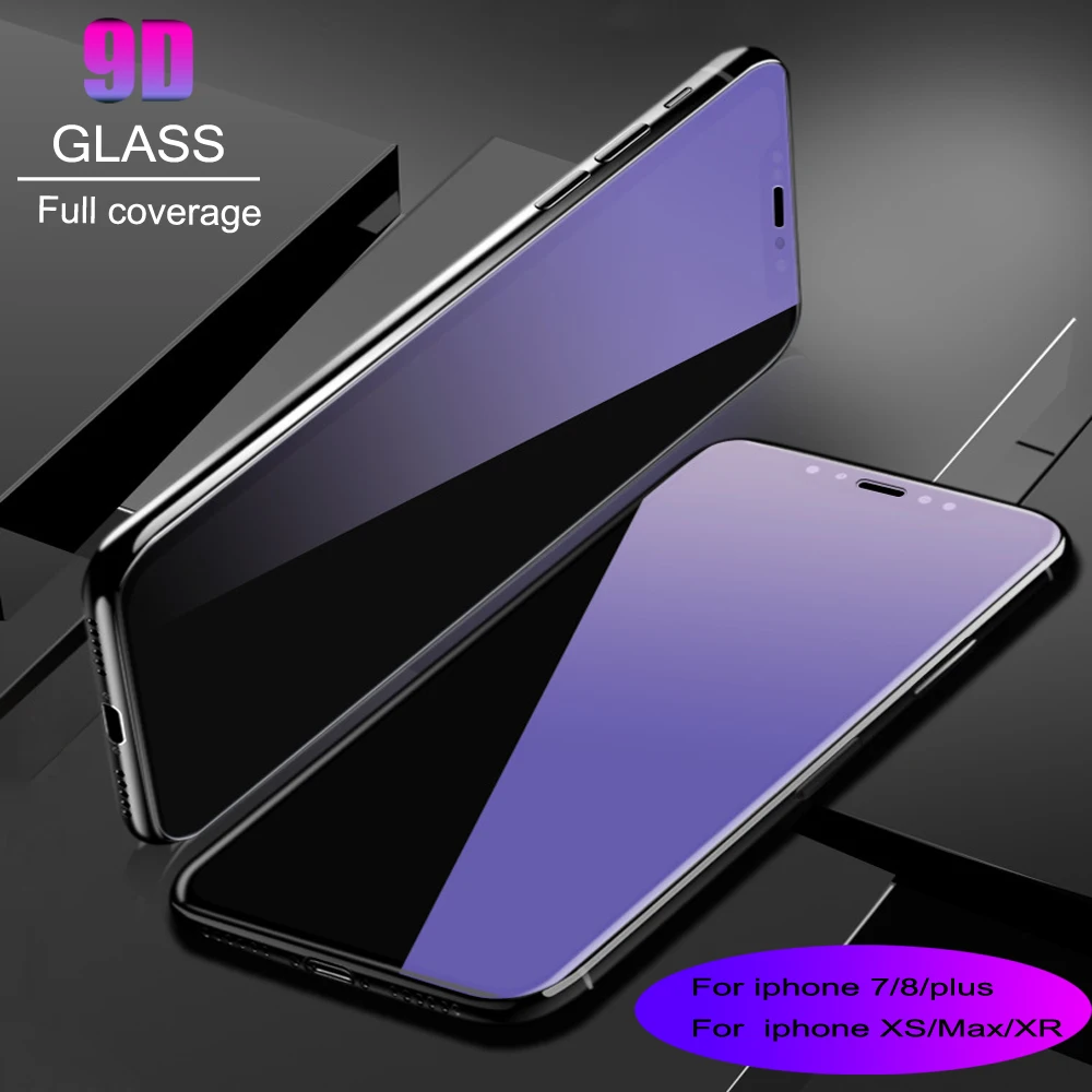 Закаленное стекло 9H для iPhone 7 /7 plus / 8/ 8 /XS Max/XR 100 шт. защитная пленка экрана высокой