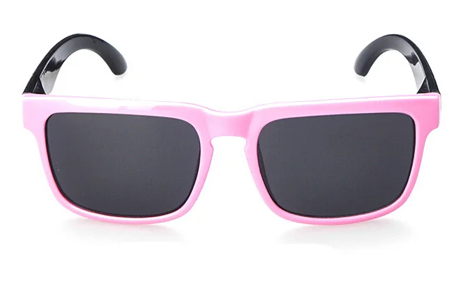 Новинка; Лидер продаж классические детские Солнцезащитные очки для женщин унисекс для мальчиков и девочек Защита от солнца очки Óculos De Sol Покрытие Зеркальные малыш Спортивные очки uv400 - Цвет линз: Pink