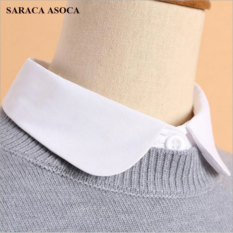 Wholesale and Retail Fashion False Collar Ladies All Match Solid Detachable Collars Women's on