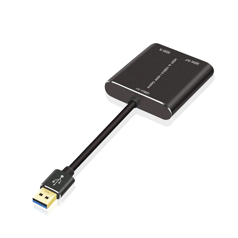 

Dual Hdmi to USB 3.0 Video Capture Converter Full HD 1080P Game Collection Card Device Video Audio Capture Cable
