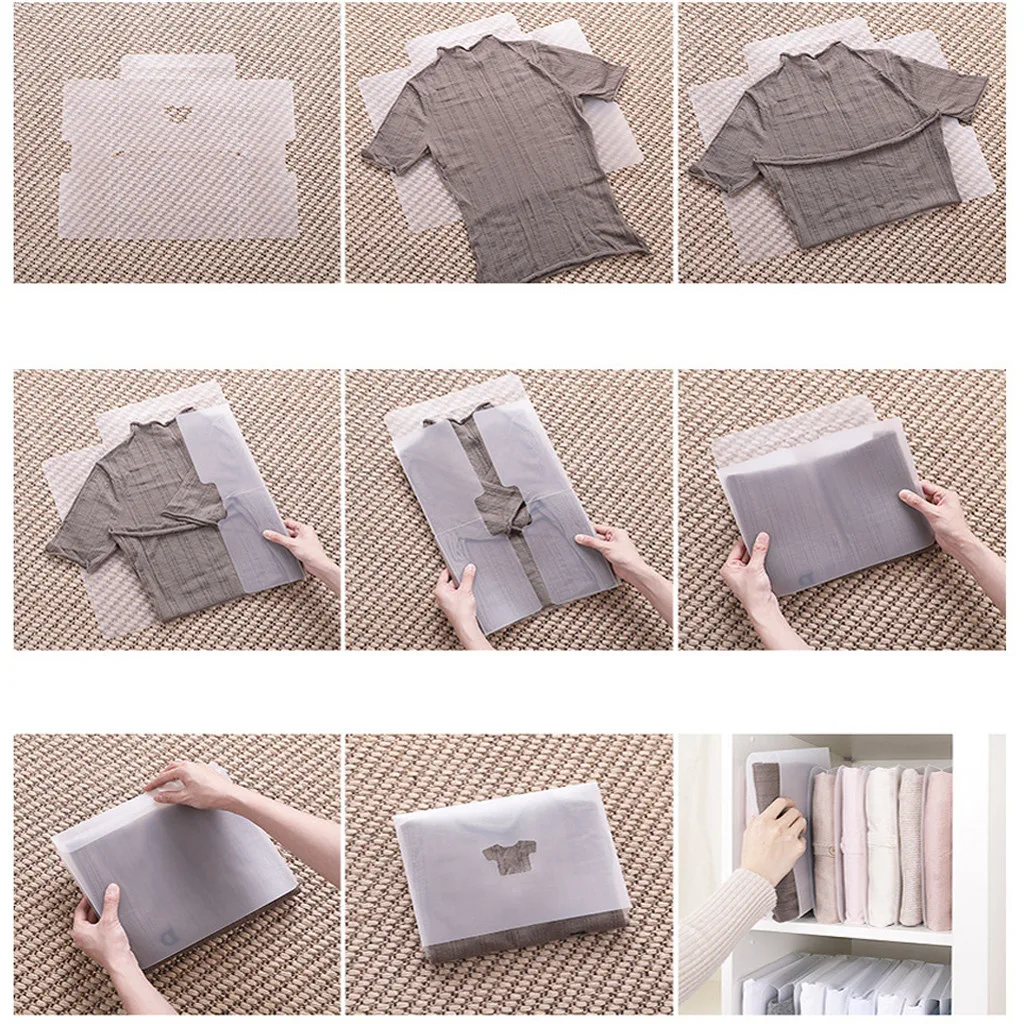 Gadgets For Folding Clothes Convenient Lazy Clothes Stacking Board Organizer Home Storage Organization