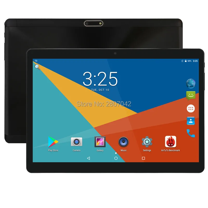 2.5D Glass Multi-touch Screen Android 9.0 10 inch tablet pc Octa Core 6GB RAM 128GB ROM 3G 4G FDD L
