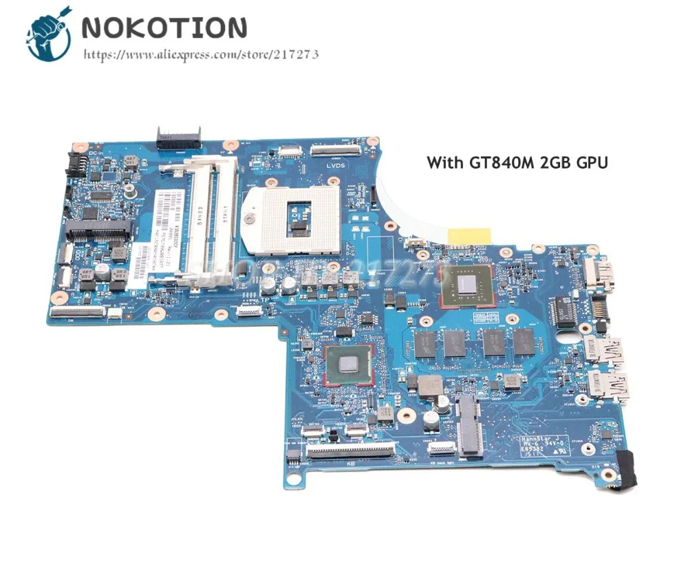 Материнская плата NOKOTION для ноутбука hp Envy 17-J 17-J01 HM87 DDR3L GT840M 2 Гб GPU 773370-001 773370-501 основная плата