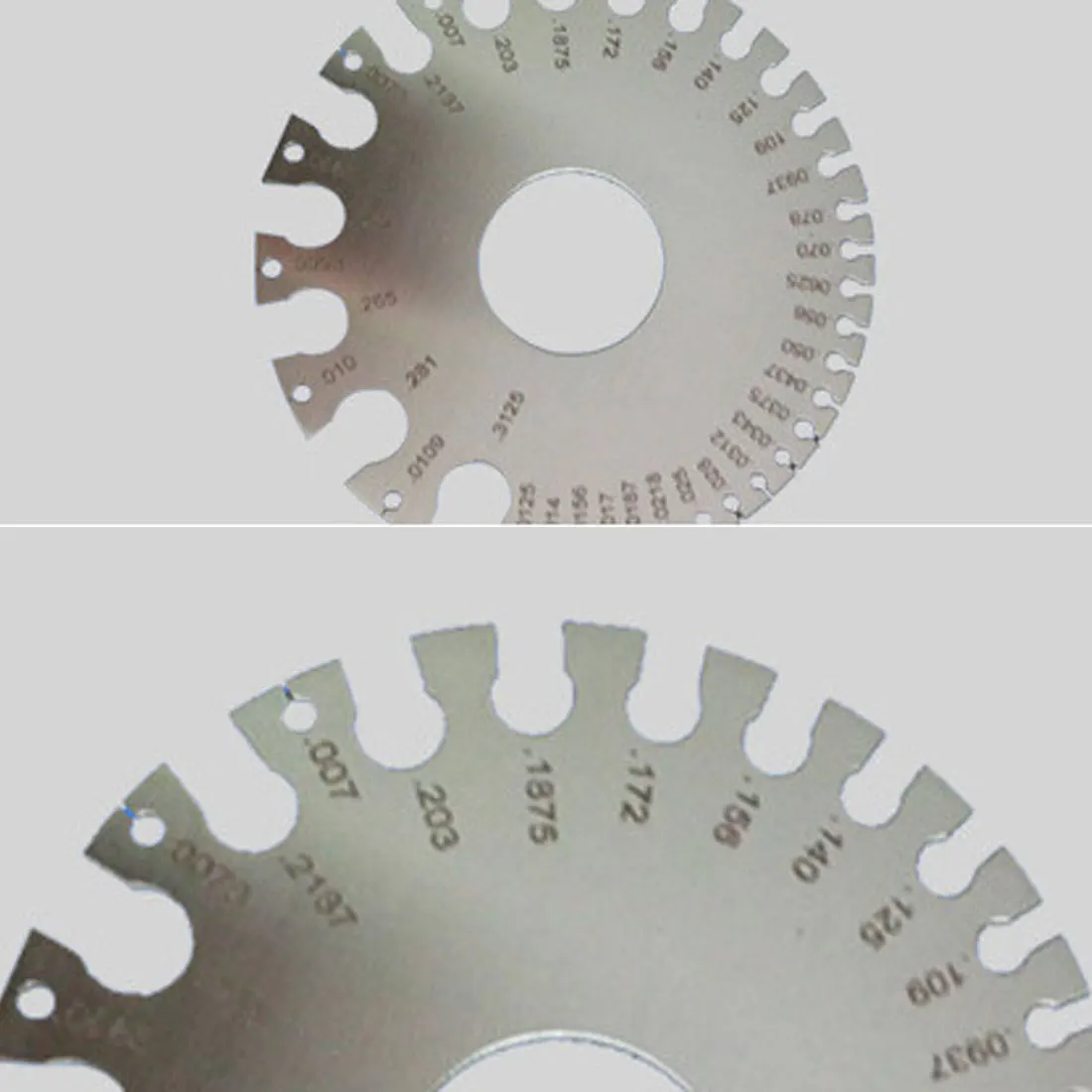 Металлический круглый AWG SWG провод толщины измерительный прибор линейка датчик диаметр инструмент высокого качества
