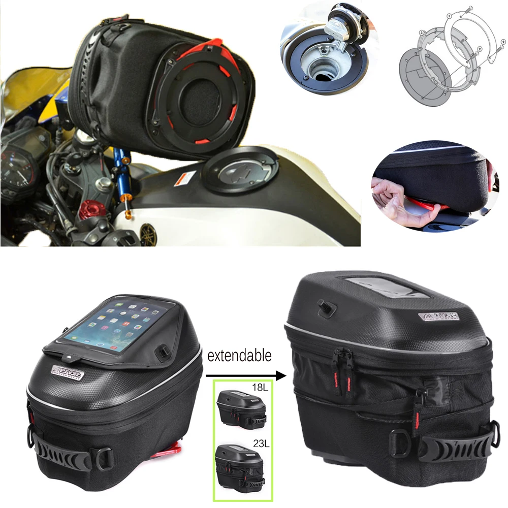 Быстросъемная сумка Tanklock 23L для мотоцикла MV Agusta Brutale 750 910 1078/MV F4 1000/Cagiva Mito 125|tank bag|tank