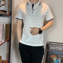 2019 Polo shirt men new polos para hombre poloshirt brand print fashion casual cotton plus size XXXL short sleeve homme camisa 2019 Polo shirt men new polos para hombre poloshirt brand print fashion casual cotton plus size XXXL short sleeve homme camisa