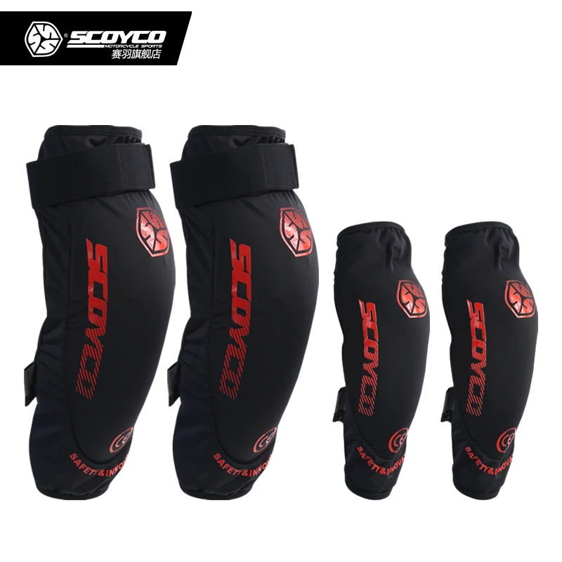 Motorcycle knee & elbow pads CE approval knee guard moto sports Elbow protector motocross