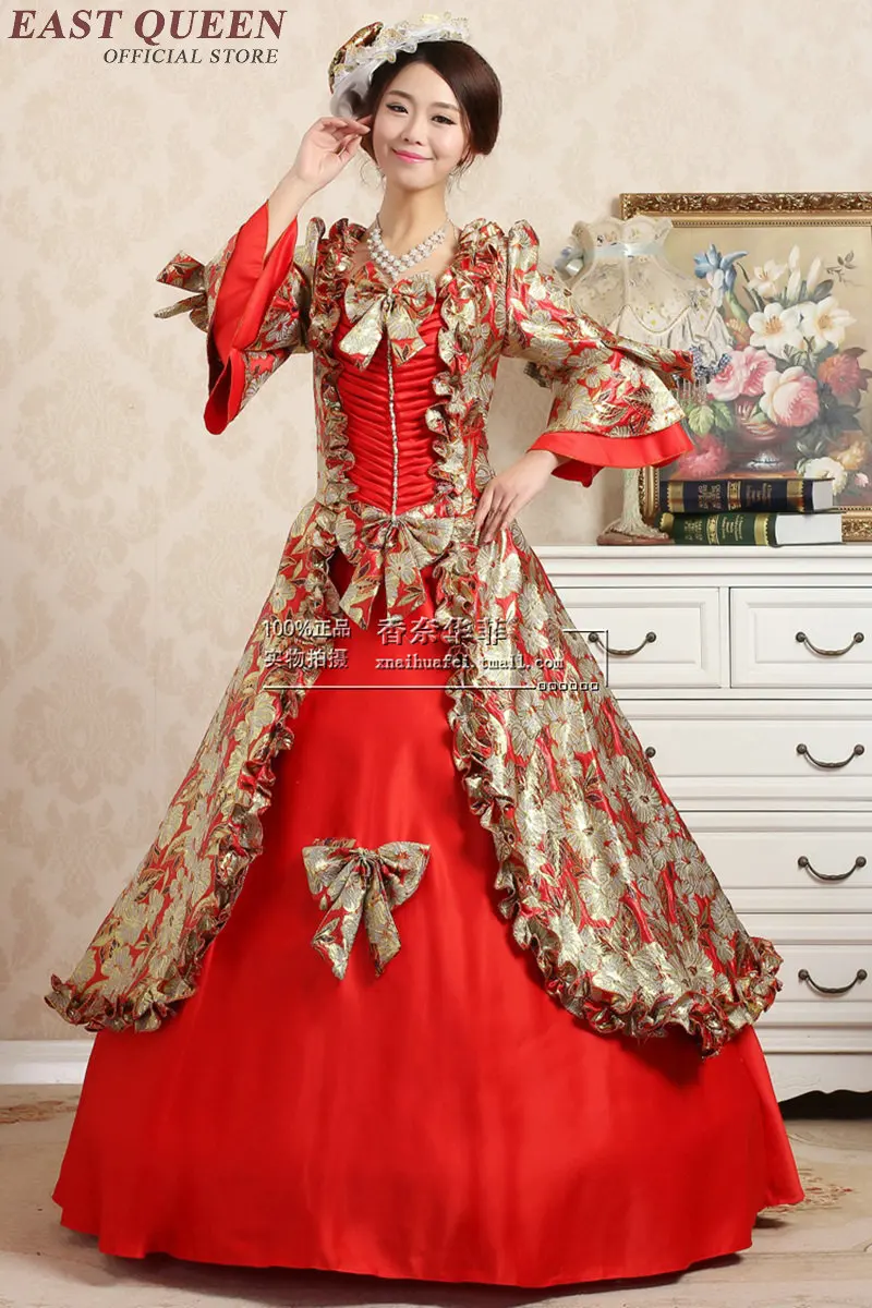 Платье 18-го века, средний современный праздник Ренессанса, карнавальный костюм, платье, готические вечерние платья принцессы, платья KK1862