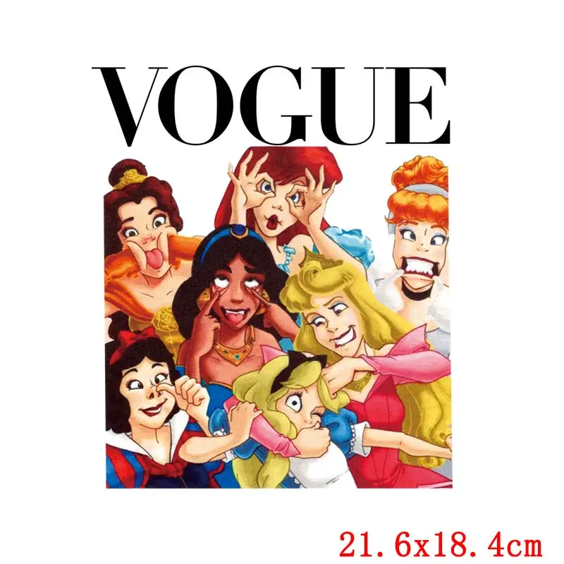 Prajna Vogue Harajuku термопередача для одежды с принтом гладильной передачи на одежде