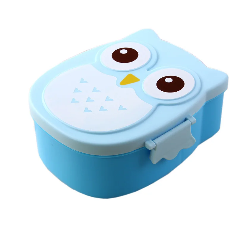 Дети Милая мультяшная Сова микроволновая печь контейнер для еды Bento с