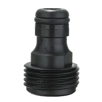 

10Pc 26mm Garden Lawn Car Water Hose Pipe Fitting Coupler Tap Plastic Garden Tap Hose Pipe Connector Male Screw 3/4" BSP Adaptor