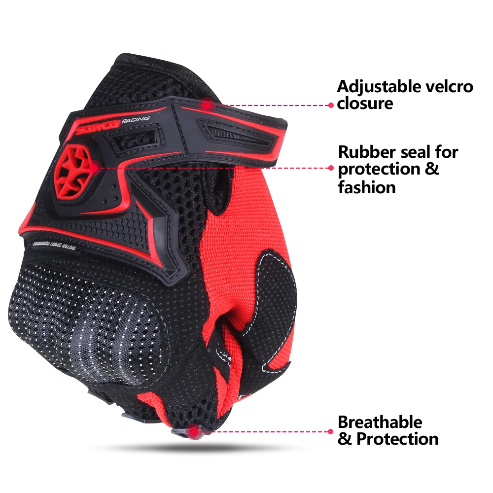 

SCOYCO Motorcycle Glove Breathable Gloves Dirt bike gloves Guantes de Moto Protective Grip Hand gloves for motorcycle
