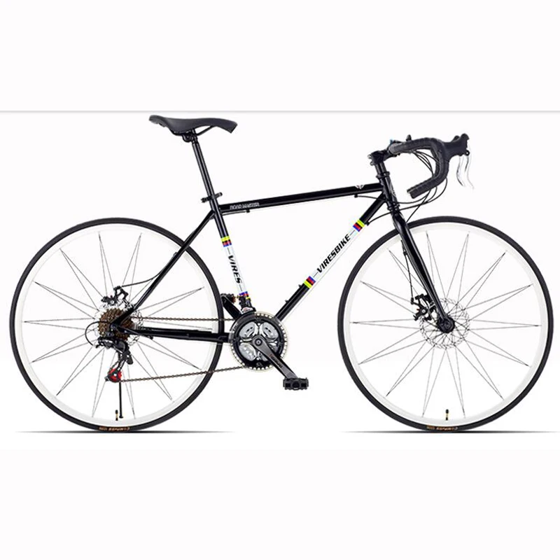 Top 2019 New Product Road Bike Variable Speed Double Disc Brake Broken Wind Curved Handle Women and Men Adult Bicycle 2