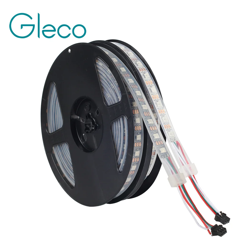 

5M 5050 RGB LED Strip WS2812B 60LEDs/m Smart led pixel strip,Black/White PCB WS2812 IC,WS2812B IP30 / IP65 / IP67 DC5V