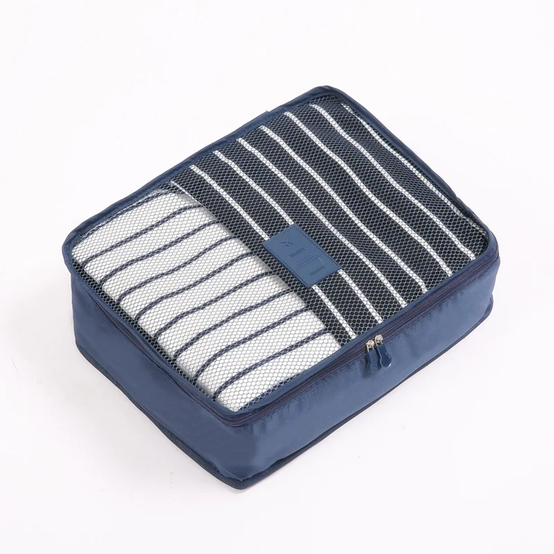 RUPUTIN New 6PCS/Set High Quality Oxford Cloth Ms Travel Mesh Bag In Bag Luggage Organizer Packing Cube Organiser for Clothing