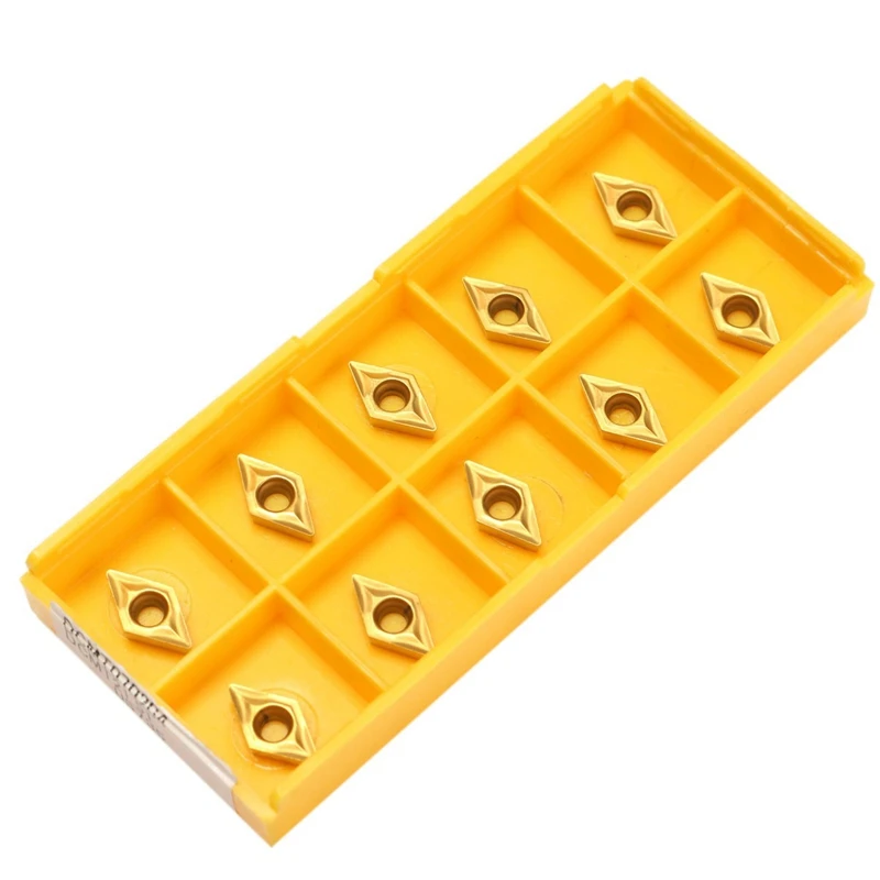 

New Arrival 10PCS In 1 Box Milling Lathe DCMT070204 US735 DCMT21.51 Carbide Insert Tool With Box Hot Sale