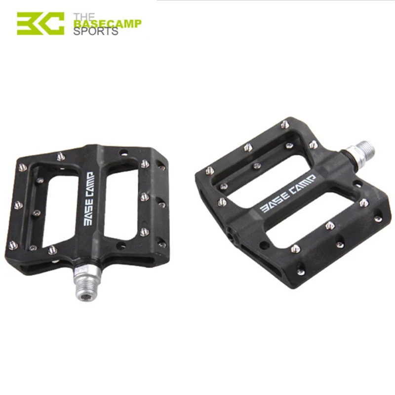 

Basecamp Bicycle Pedals Ultralight Cycling BMX Mountain Bike Nylon Fiber Multi-Colors Flat Platform Pedals MTB Accessories